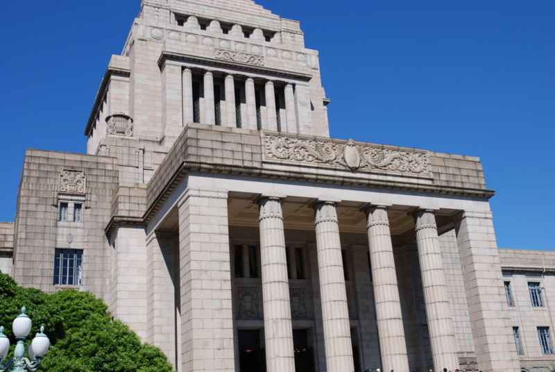 国会議事堂と議員会館は地下通路で繋がっている